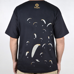 Camiseta Parapente Termal Preta - comprar online