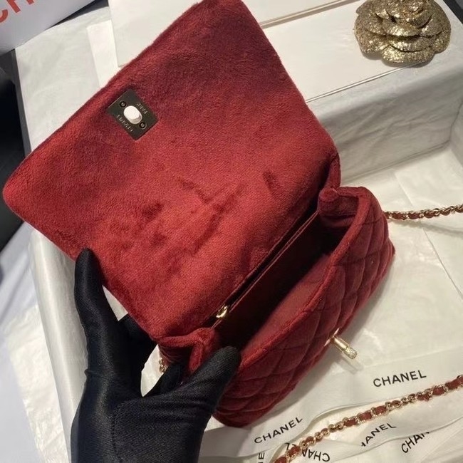 chanel mini flap bolsa top handle