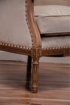 Sillón Luis XVI con Capitoné - tienda online