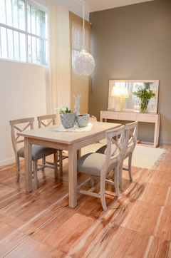 Mesa Patas Rectas 3¨ 140m x 80cm extensible 40cm
