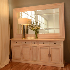 Aparador Rombo con puertas de esterilla 2m - City&Country
