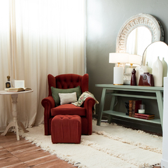 Arrime Magnolia Verde Acqua, Sillón Gran Berger 
