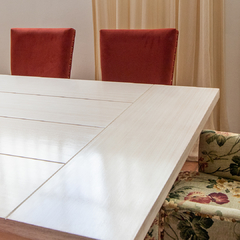 Mesa Copa con tapa entablonada - comprar online