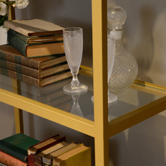 Biblioteca en hierro Dorado - tienda online