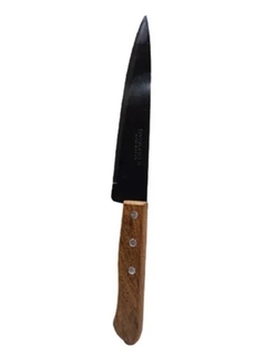 Cuchilla Cuchillo Para Asado/Pescado Acero Inox Mango Madera (5214) - comprar online
