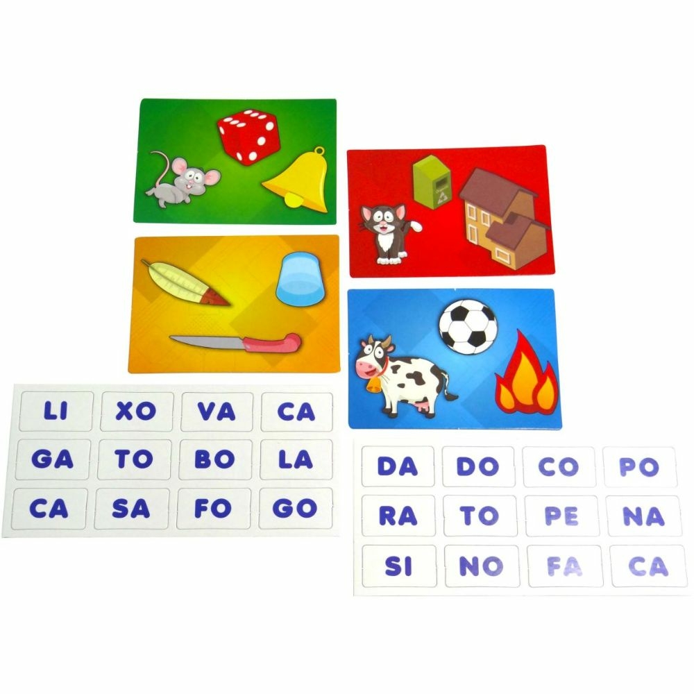 Jogo Educativo Pedagógico Forme Palavras Silaba Alfabetização