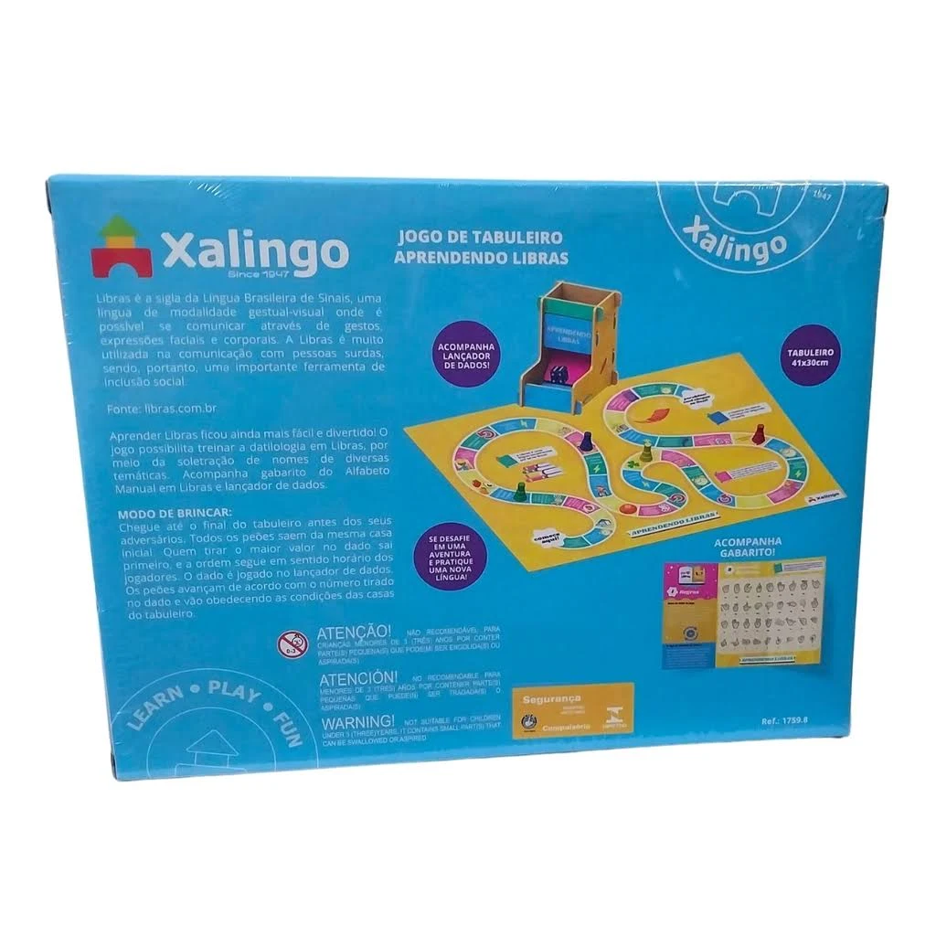 Jogo de Tabuleiro Um Dia Divertido - Produtos Xalingo