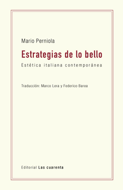 Estrategias de lo bello de Mario Perniola (Digital)