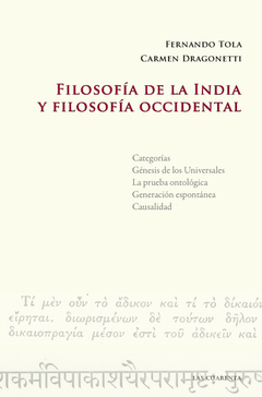 Filosofía de la India y filosofía occidental de Fernando Tola y Carmen Dragonetti (Digital)