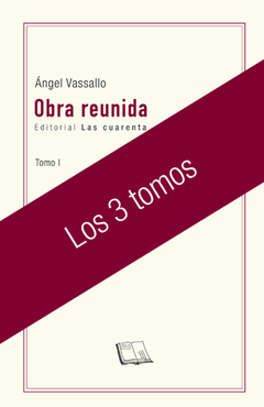 Obra reunida de Ángel Vassallo - Tomo I, II y III (Digital)