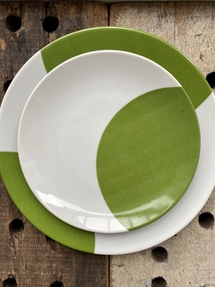 Set vajilla Circles verde en internet