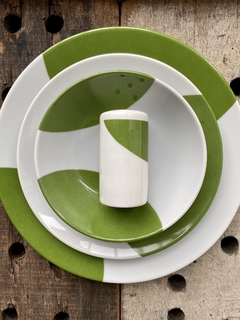 Set vajilla Circles verde - +q2