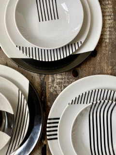 Set vajilla Lignes