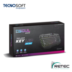 TECLADO KEY LED XK700 GAMING SOUL USB en internet