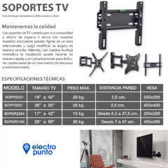 SOPORTE PARA TV FIJO - comprar online