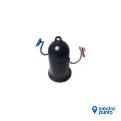 PORTALAMPARA CON CHICOTE PLASTICO - DELUX