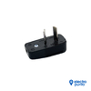FICHA MACHO BIPOLAR 10 AMP. SALIDA LATERAL 119 - MIG