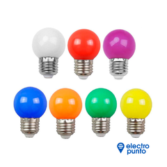 Lámpara bulbo LED decorativa 1W COLORES - NRV