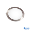 PANEL LED DE EMBUTIR ACERO REDONDO 18W - LUZ FRIA