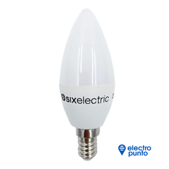 LAMPARA LED VELA C37 5W E14 - SIX ELECTRIC