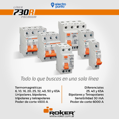 DISYUNTOR DIFERENCIAL 2X25 - ROKER - ELECTRO PUNTO