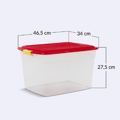 Caja Col Box Rectangular 34 Lts. Plástico Colombraro - comprar online