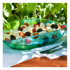 Ensaladera Ovalada Sophia Plástico Colombraro - comprar online