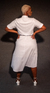 chemise vestido midi  branco - all curve Plus size