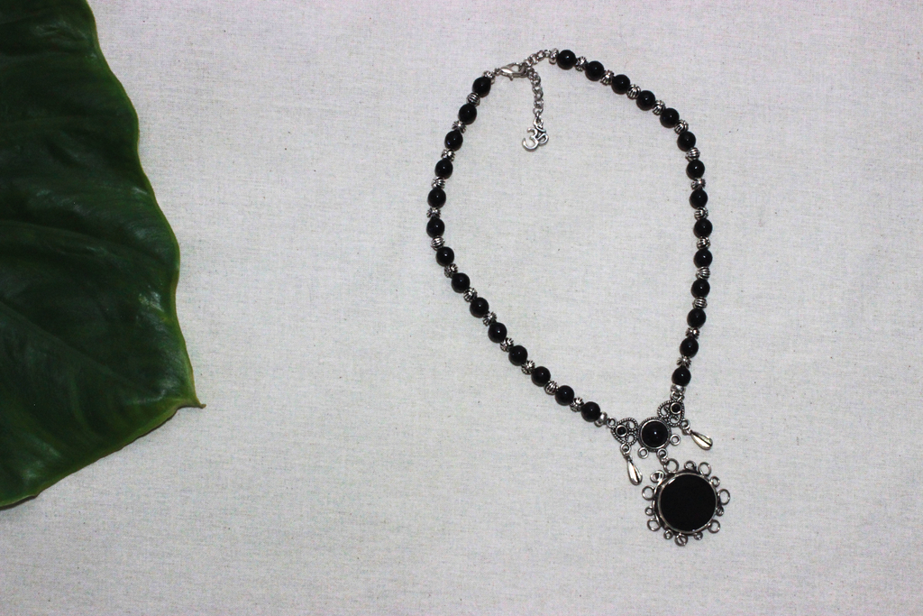 Caracterizar estar impresionado Merecer Collar de Obsidiana - Comprar en Laila Diseños