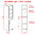 COLUMNA ORGANIZADOR 1.80 MTS 1 PUERTA Y 1 CAJON - Mueblería Flex