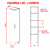 COLUMNA ORGANIZADOR 1.80 MTS 1 PUERTA - comprar online