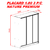 PLACARD PREMIUM 3 PUERTAS CORREDIZAS 1.80 MTS en internet