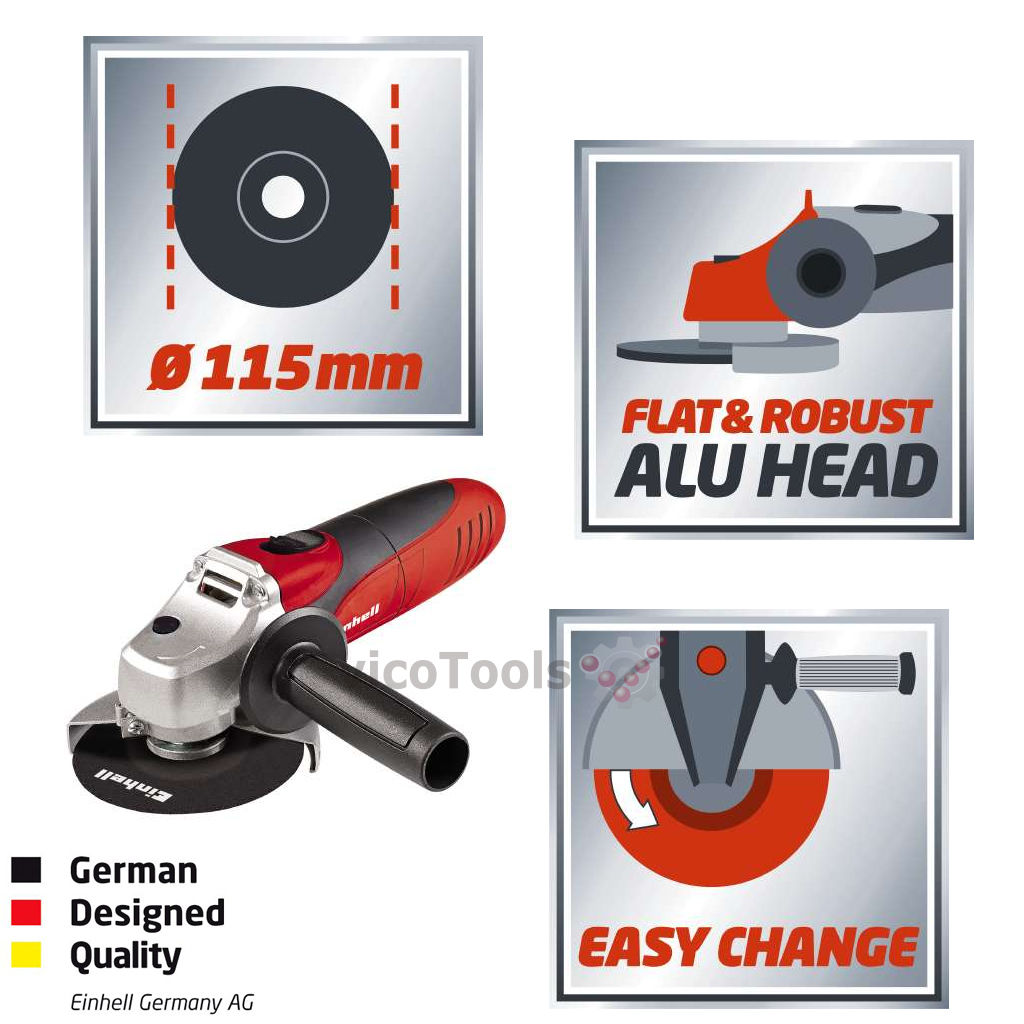 Amoladora angular TC-AG 115