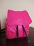 MOCHILA MEDIANA CON DOBLE BOLSILLO CON CIERRE METALICO