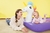 Colchon inflable infantil deco/unicornio. 1.96m x 1.04m x 84cm - tienda en línea