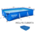 Alberca Piscina Tubular Rectangular 2.70m x 1.83m x 61cm con Cubierta