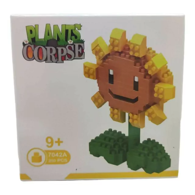 LEGO MICRO BRICK PLANTS VS ZOMBIES GIRASOL 250 PIEZAS EN CAJA X7042