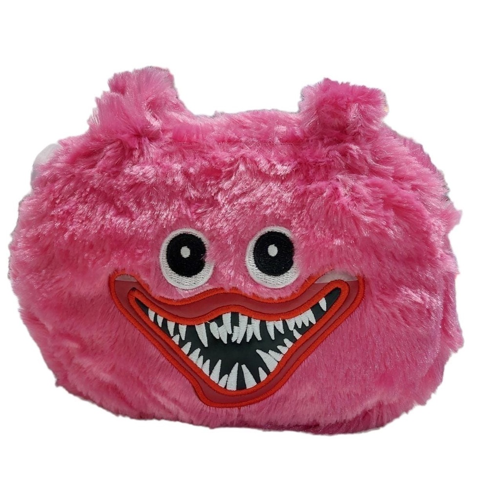 CARTERA DE PELUCHE HUGGY WUGGY ROSA