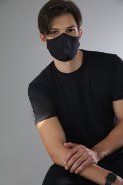 Kit 2 máscaras Ninja com fio Amni® Virus-Bac OFF antiviral permanente - loja online
