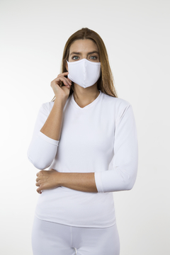 Kit 2 máscaras Confort com fio Amni® Virus-Bac OFF antiviral permanente - comprar online