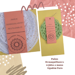 paños demaquillantes en crochet