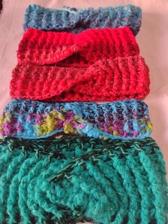 Vinchas tejidas a crochet