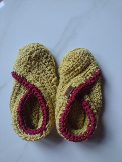 Pantuflas tejidas en crochet