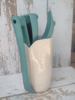 Contenedor de utensilios para la cocina - Mujeres Solares