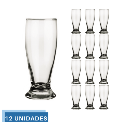 Jogo de Copos Cerveja Chopp Munich Nadir 24 Unidades 300ml