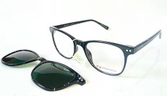Anteojos Optitech Op558 C1 con Lentes Blue Light y Accesosio Clip on Polarizado