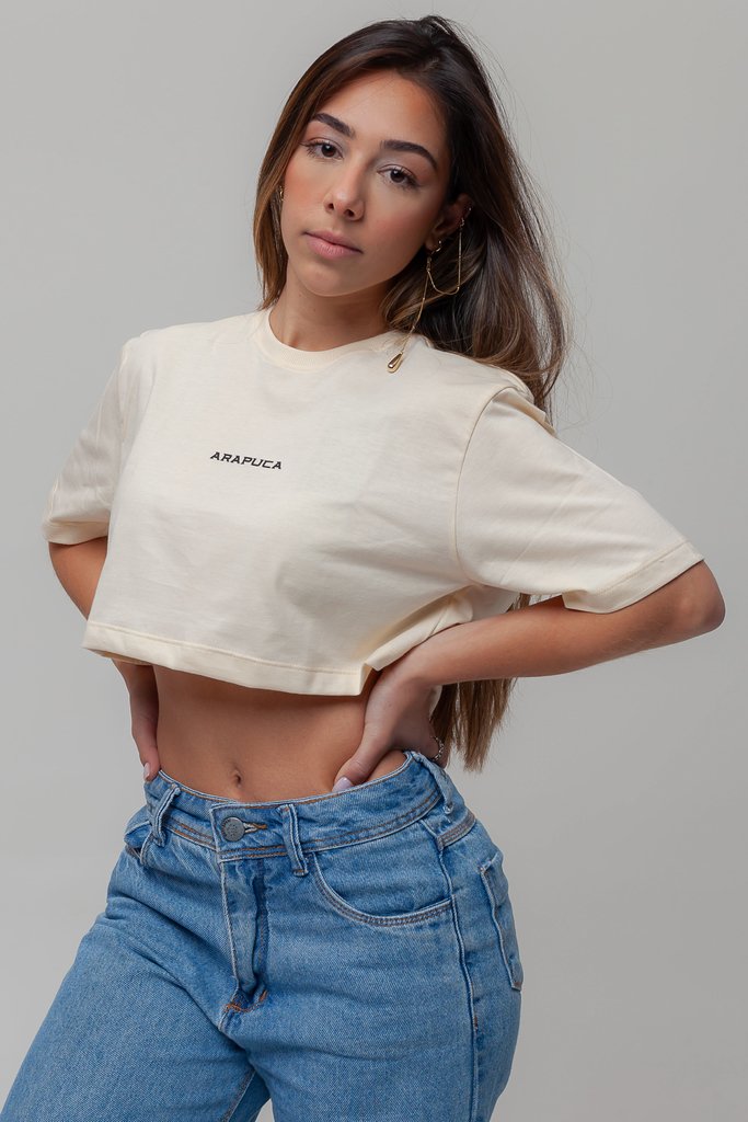 blusa basica cropped