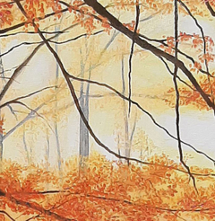 Bosque de otoño 1 (sobre fotografía de autor desconocido) - comprar online