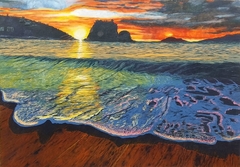 Atardecer marino