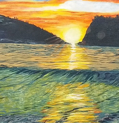 Atardecer marino - comprar online